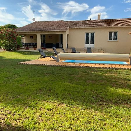 Maison de vacances10 pers piscine au calme 4 Etoiles Saint-Laurent-la-Vernède Extérieur photo