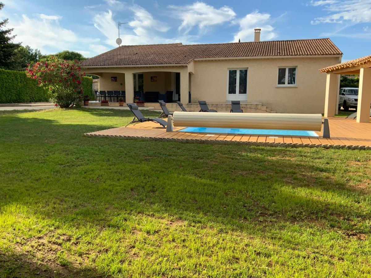 Maison de vacances10 pers piscine au calme 4 Etoiles Saint-Laurent-la-Vernède Extérieur photo
